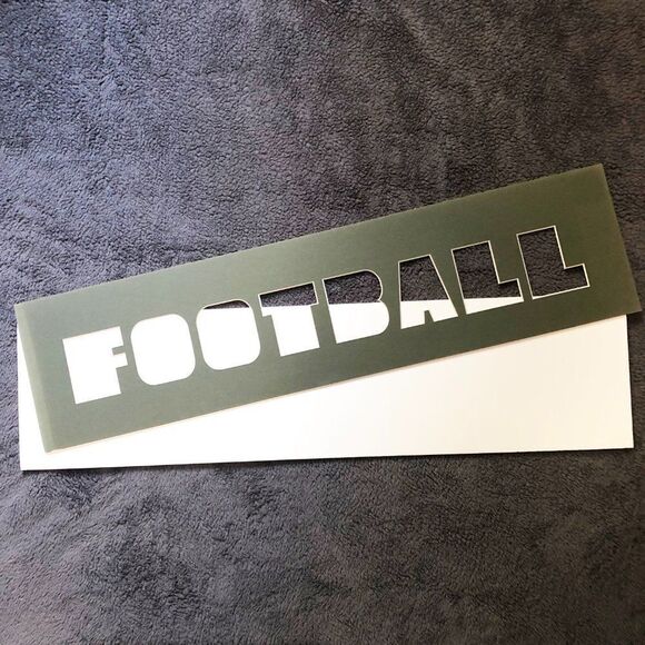 7x28‎ Olive Green Football Photo Mat - Picture 2 of 15
